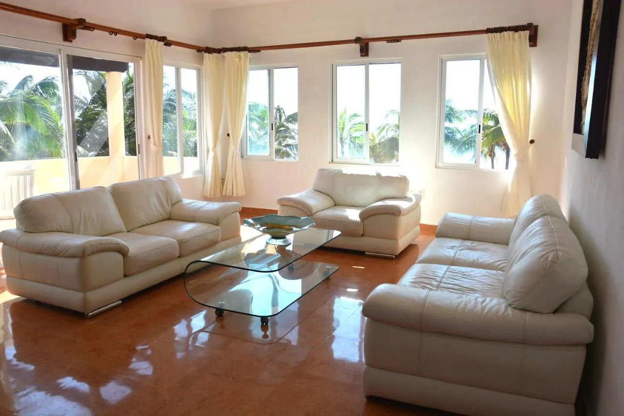 Ocean Front Luxury Villa At Arenika Beach House Puerto Morelos Mexico
